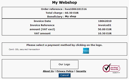 AmEx Alphacard via e-Commerce
