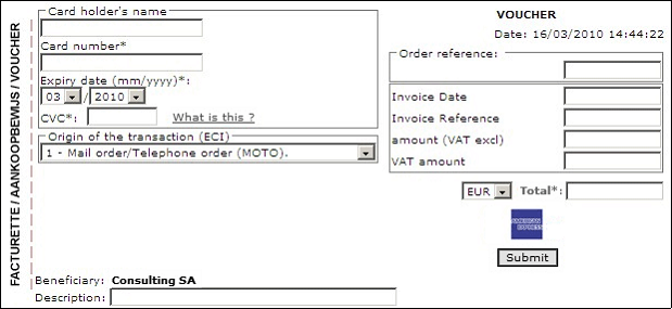 AmEx Alphacard via e-Terminal
