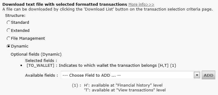 Paylib Reporting